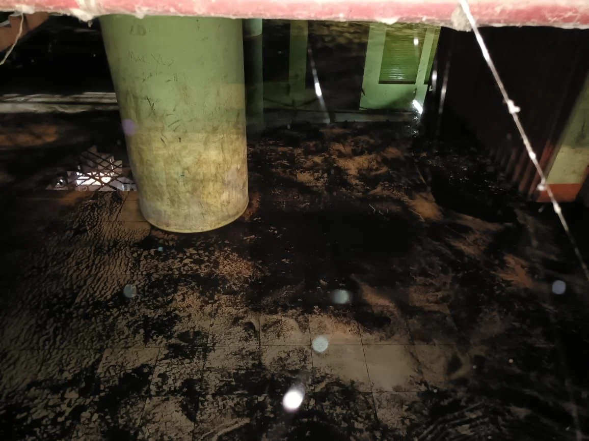 Drainase Rusak Basement Blok 2 Pasar Raya Padang Tergenang