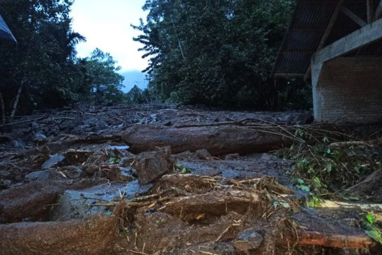 Galodo Kembali Hantam Jorong Pasar Maninjau